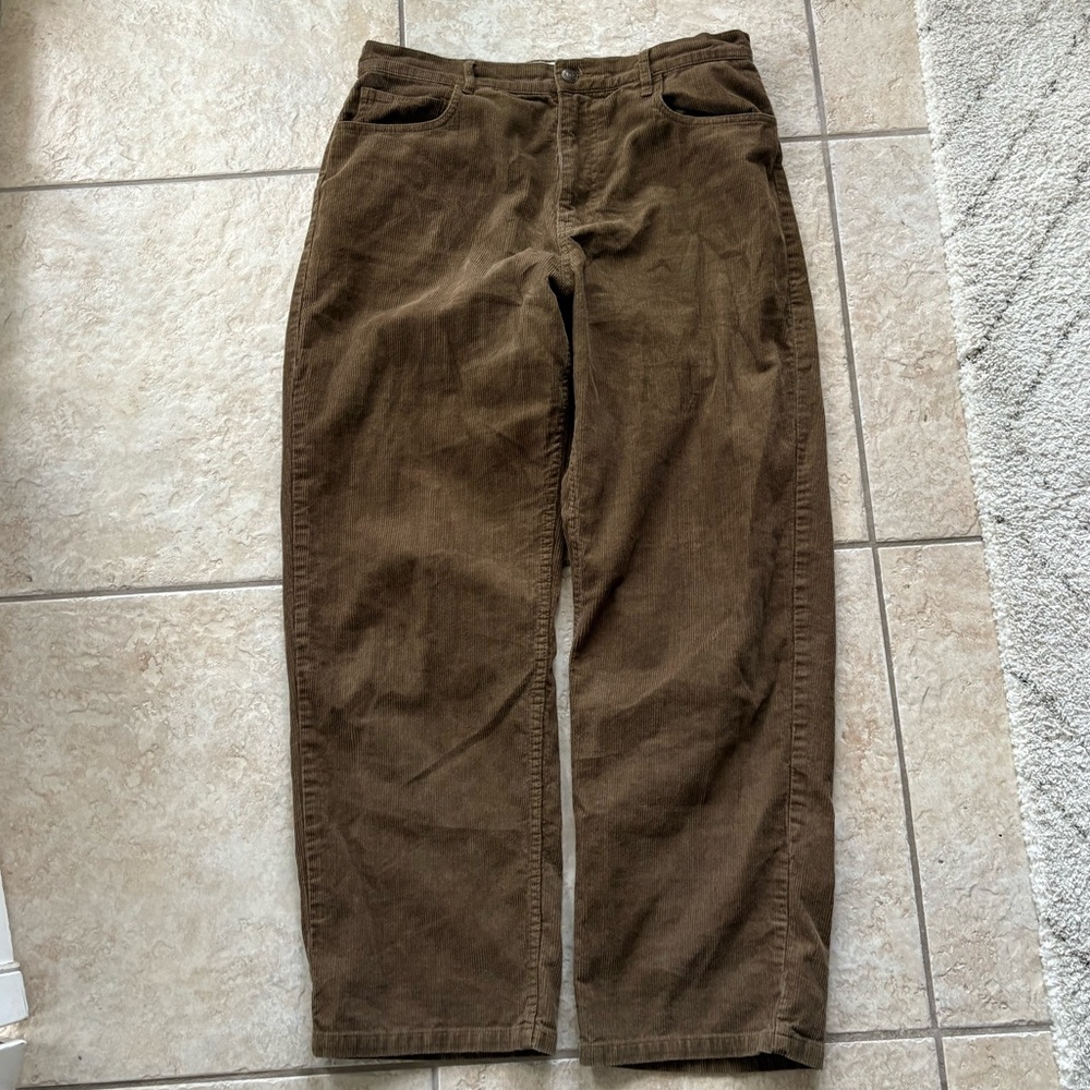 Men's Rhythm Brown Corduroy Pants